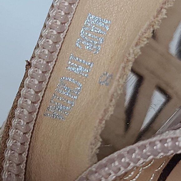 Jeffrey Campbell‎ Rodillo Wedge Cut Out Lace Front Peeptoe Shoe Cream Leather 8 - Picture 7 of 9